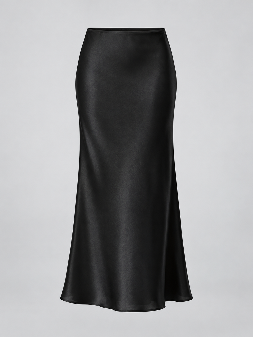 Bias Cut Crepe Silk Skirt