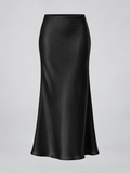 Bias Cut Crepe Silk Skirt