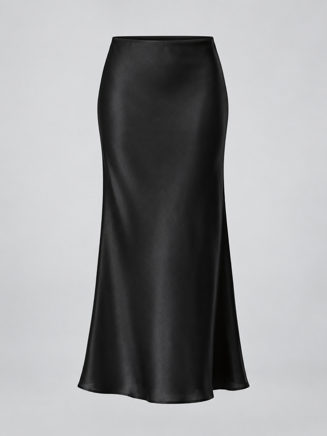 Bias Cut Crepe Silk Skirt