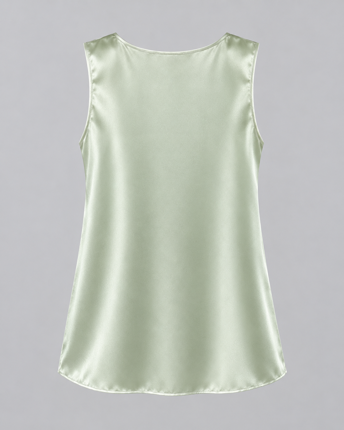Signature Silk Tank - Sage Green