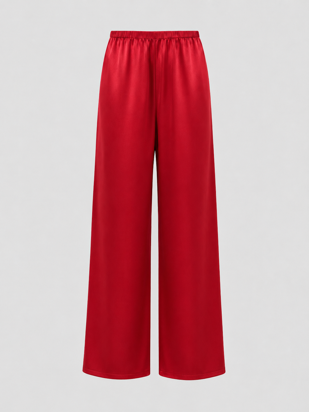 Signature Silk Pants - Red