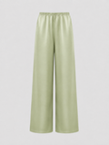 Signature Silk Pants - Sage Green