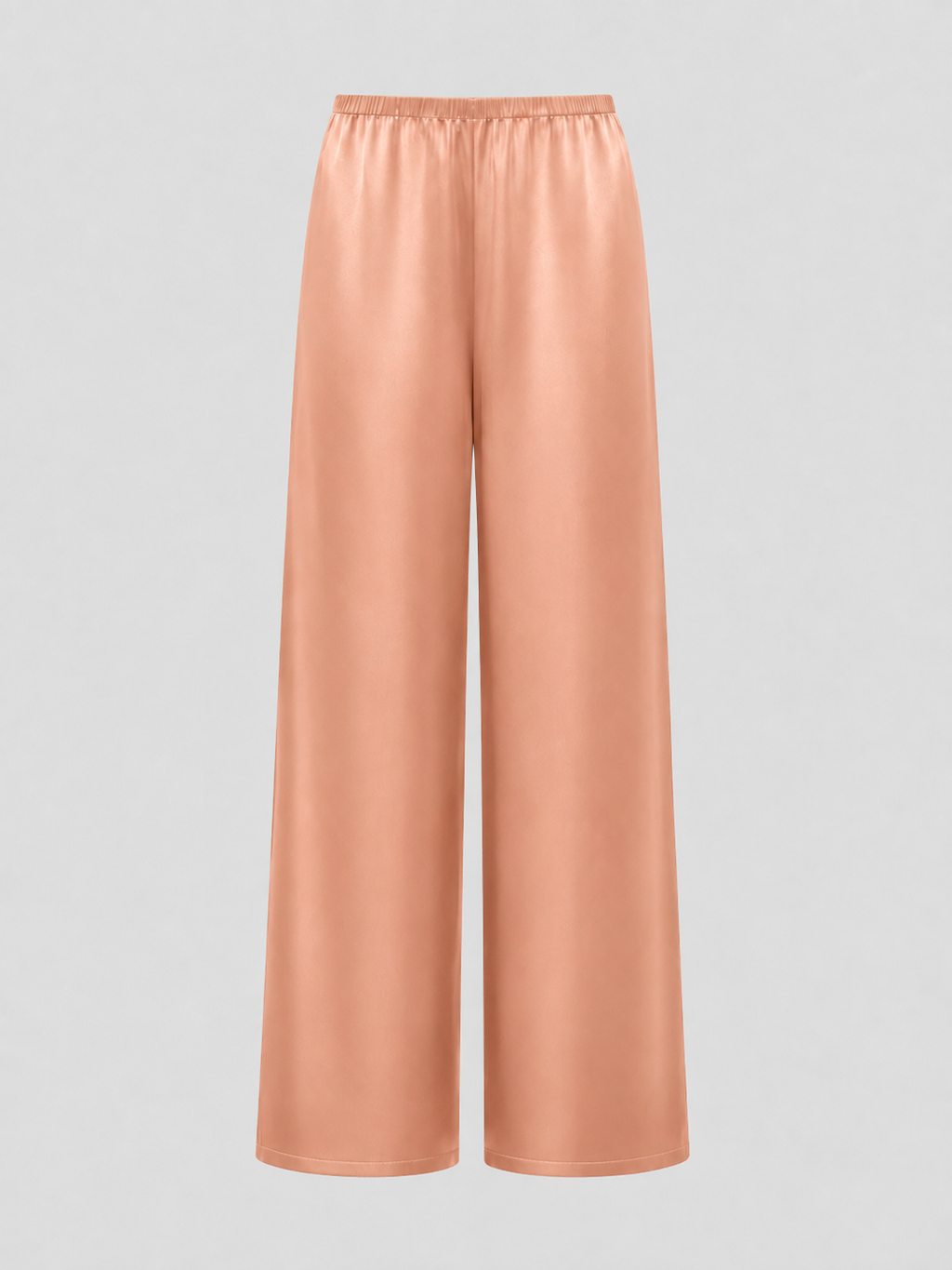 Signature Silk Pants - Tea Pink