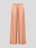 Signature Silk Pants - Tea Pink