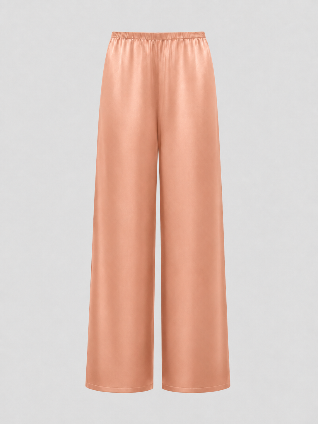 Signature Silk Pants - Tea Pink