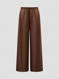 Signature Silk Pants - Chocolate