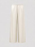 Signature Silk Pants - Pearl White