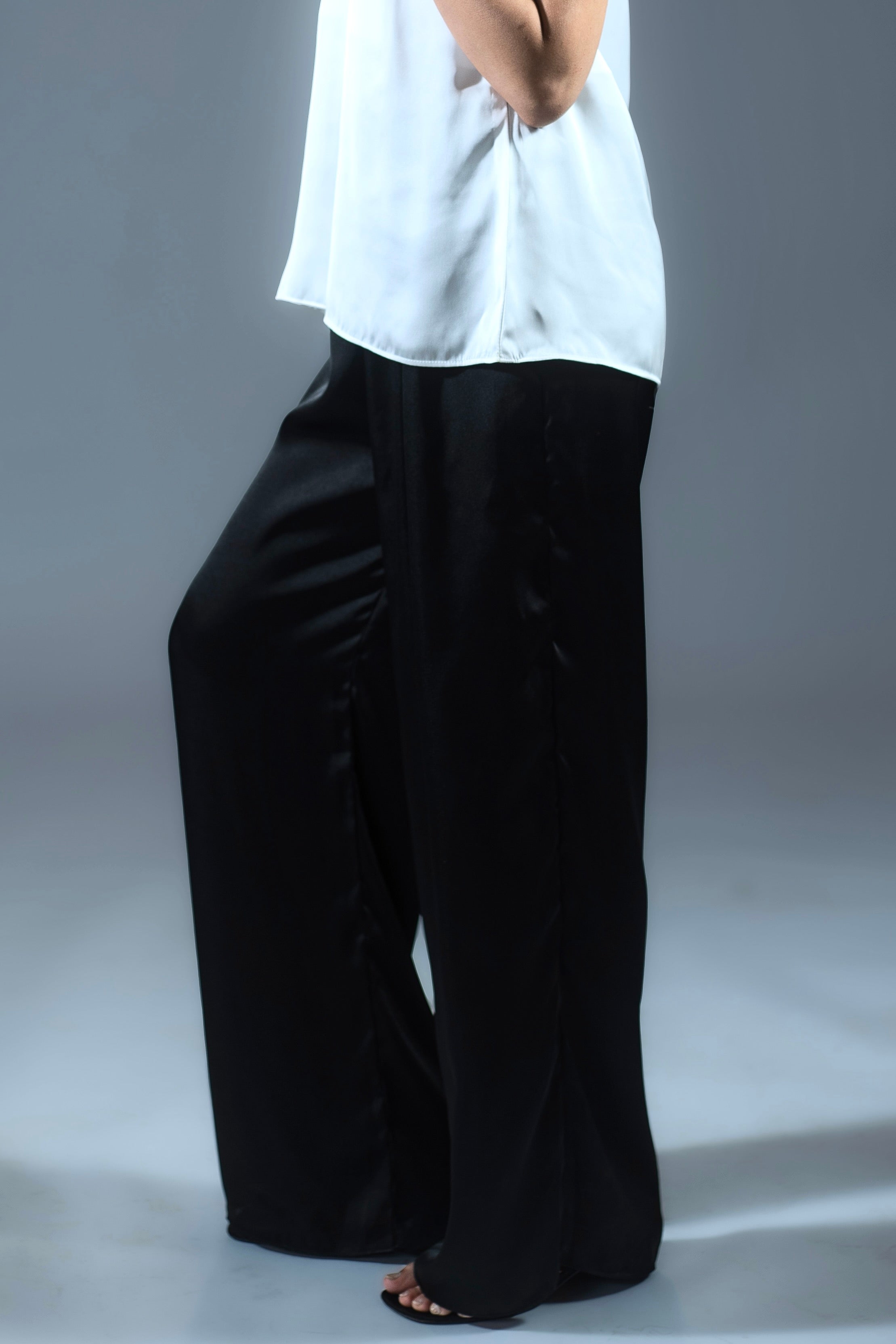Signature Silk Pants - Black