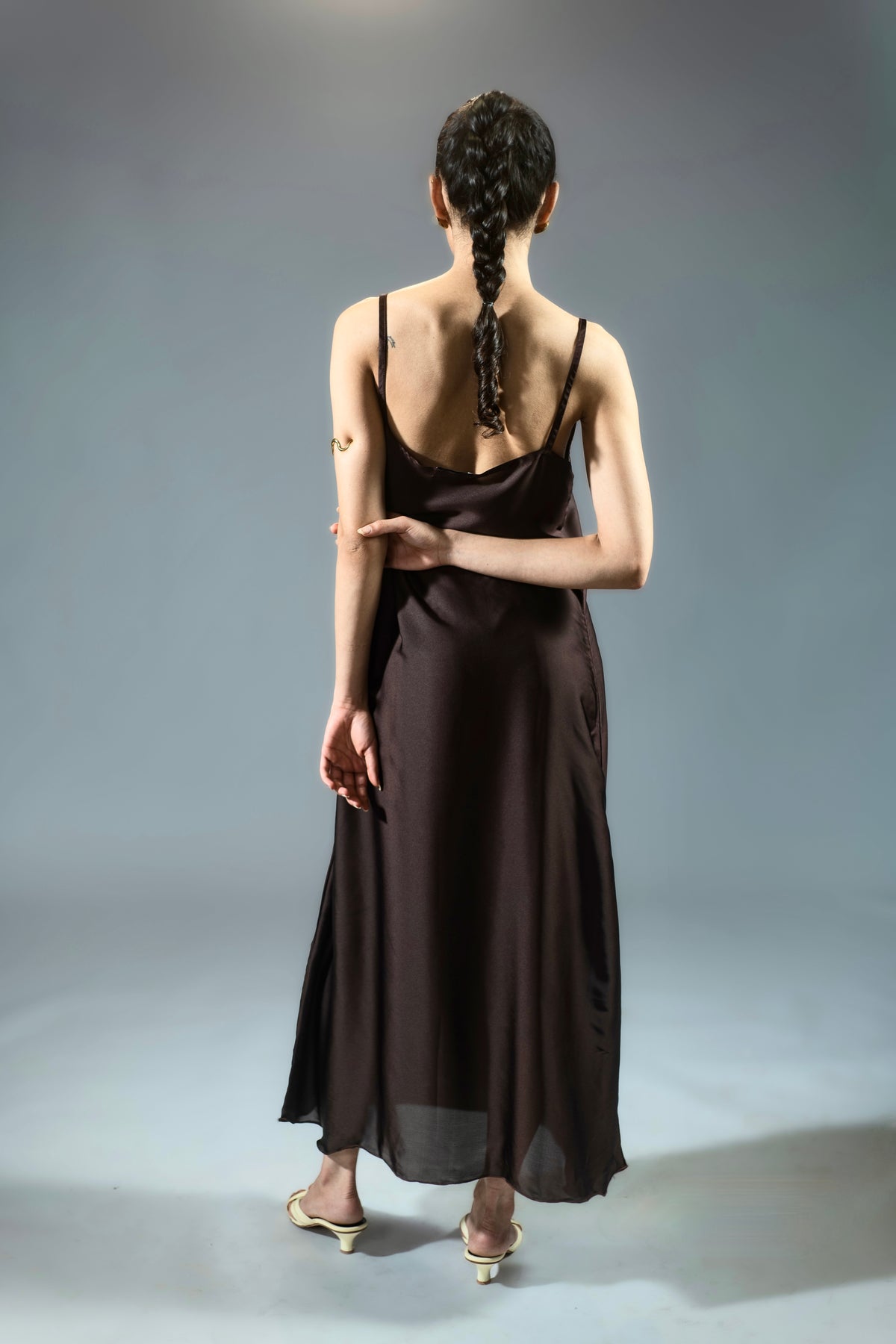 90's Slip Dress - Mocha