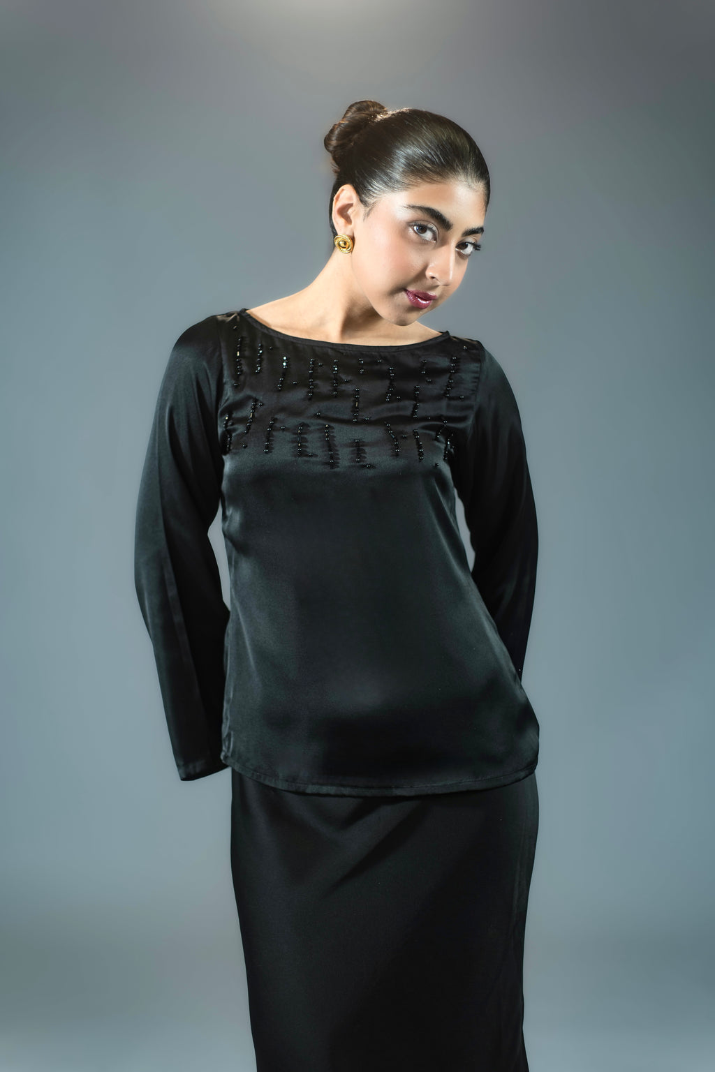 Black Evening Top
