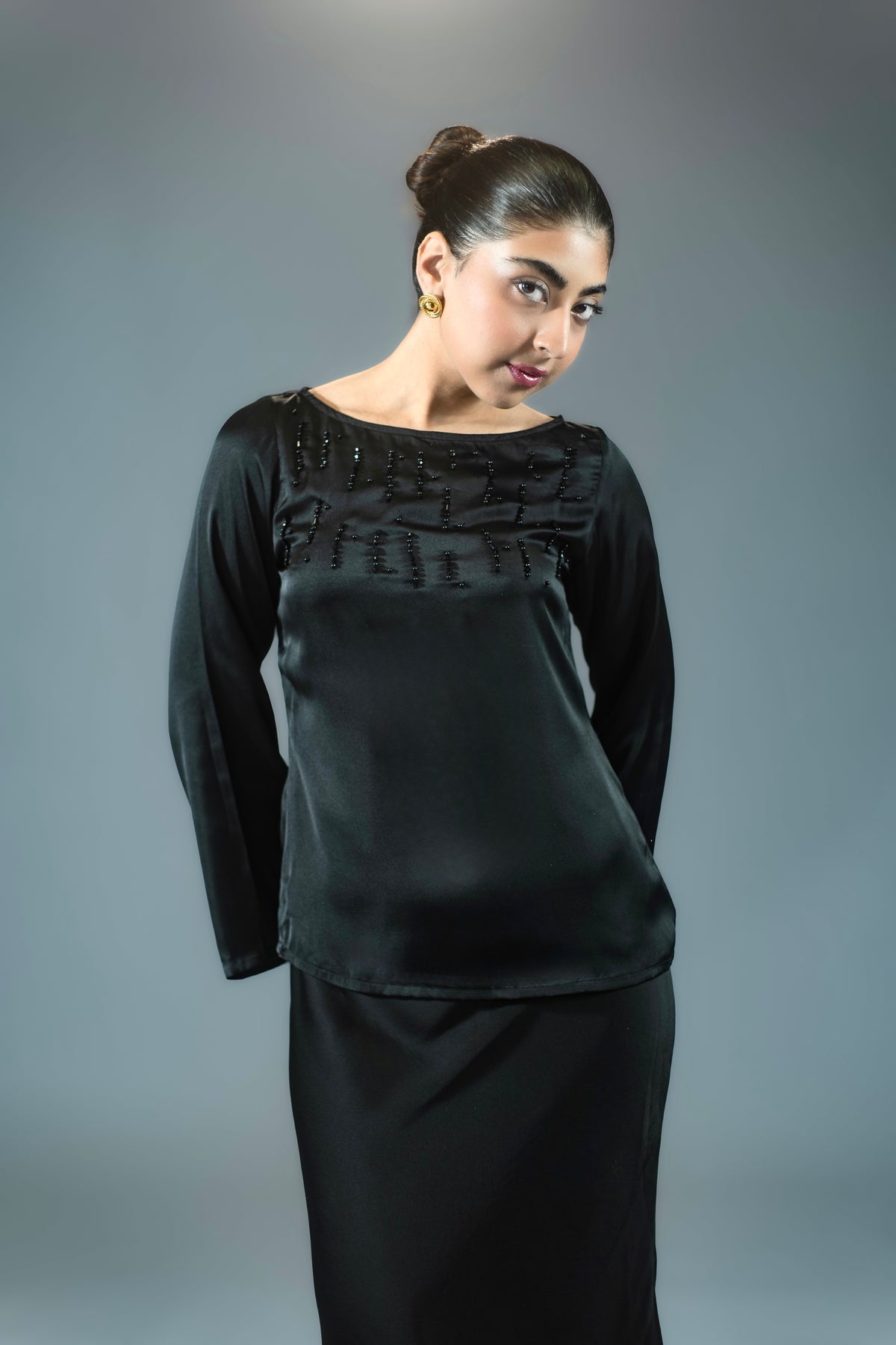 Black Evening Top