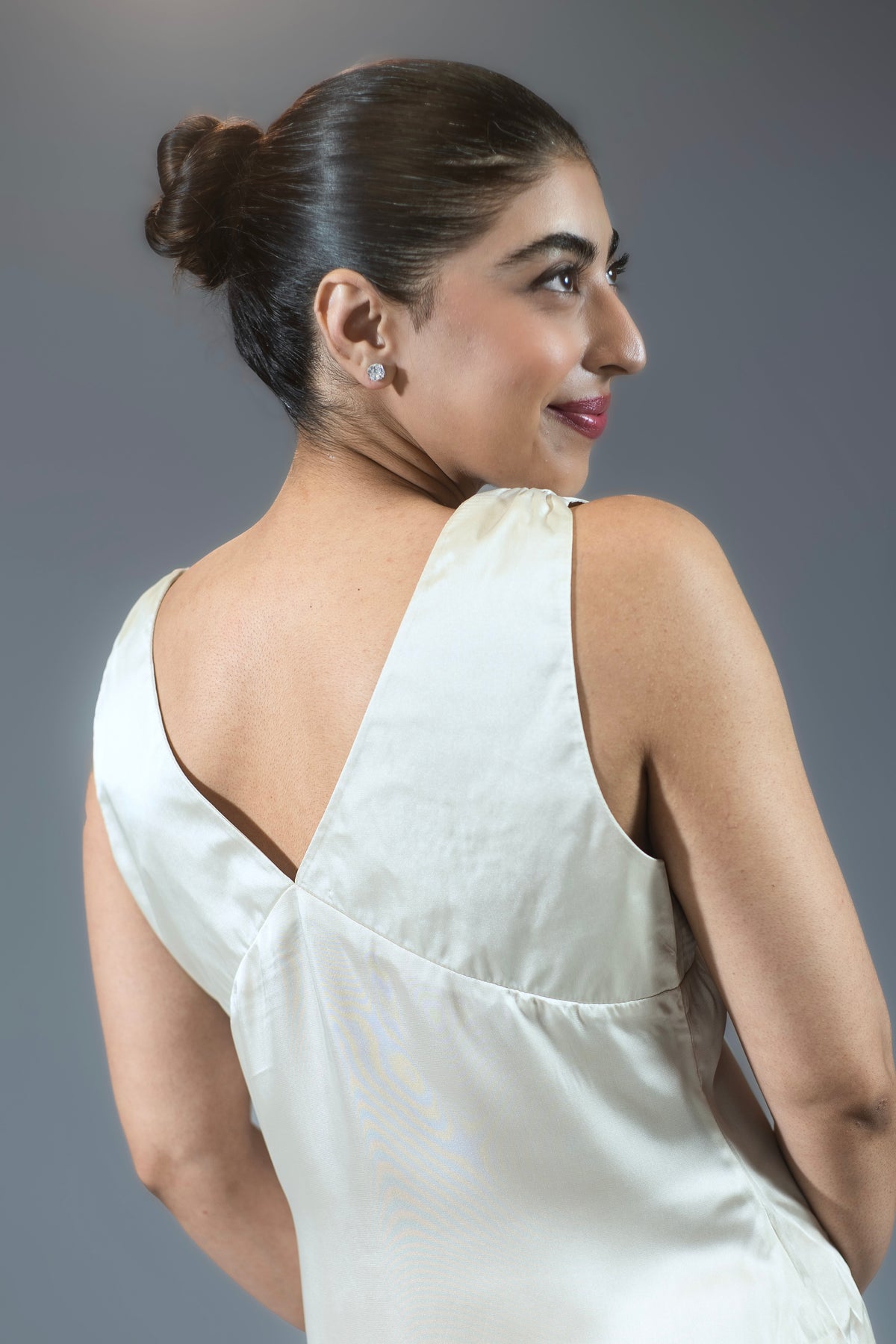 Classic Silk Top - Pearl