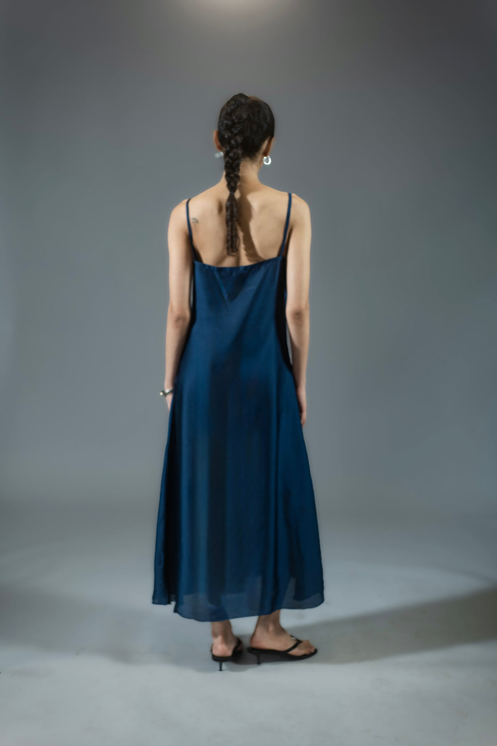 90's Slip Dress - Navy