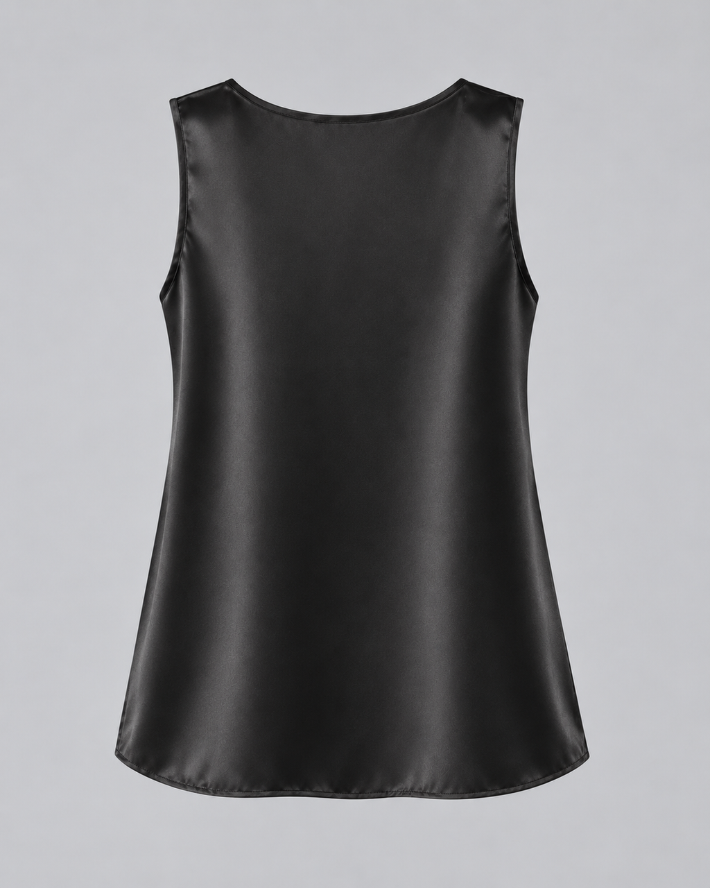 Signature Silk Tank - Black