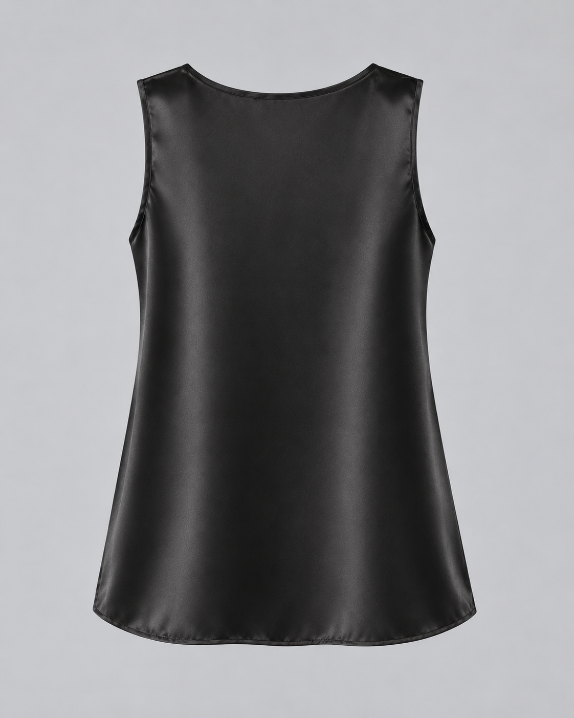 Signature Silk Tank - Black