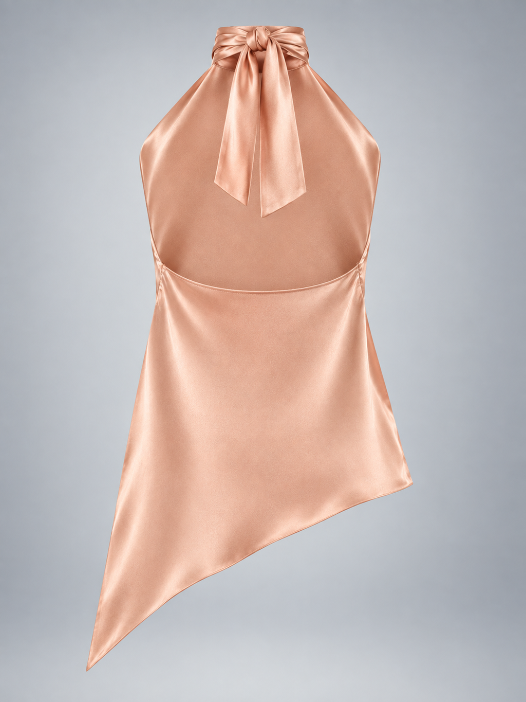 Halter Tie Backless Top